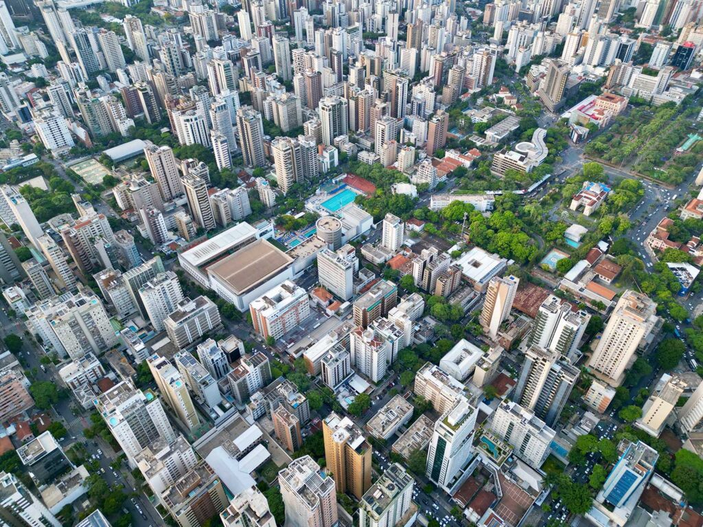 Aerial view of Belo Horizonte, Minas Gerais